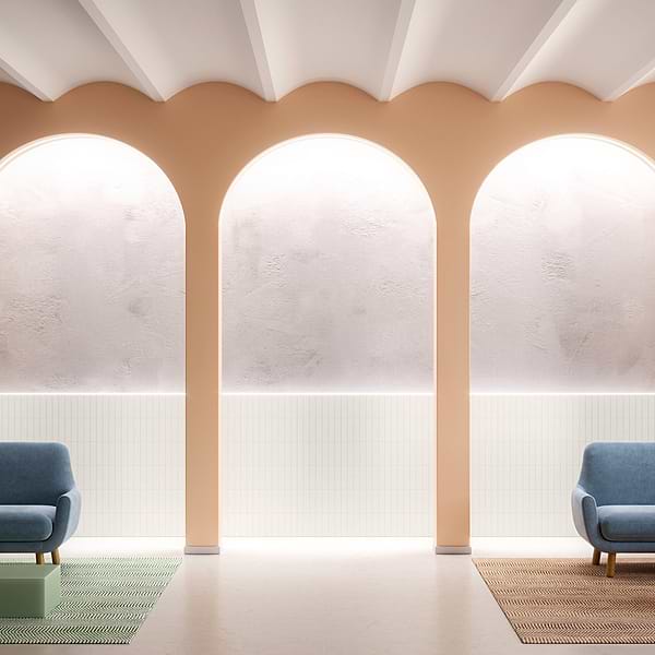 ColorHues Cement Chalk White 2x8 Matte Cement