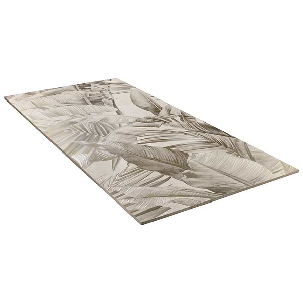 KIT- Paula Purroy Musee Golden Field Ivory 24x48 Artisan Decor Mural Porcelain Tile