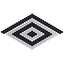 Close Out - Helios Diamond Black and White