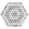 Helios Honeycomb Beige & Gray Polished Marble