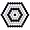 Helios Honeycomb Black & White Polished Marble