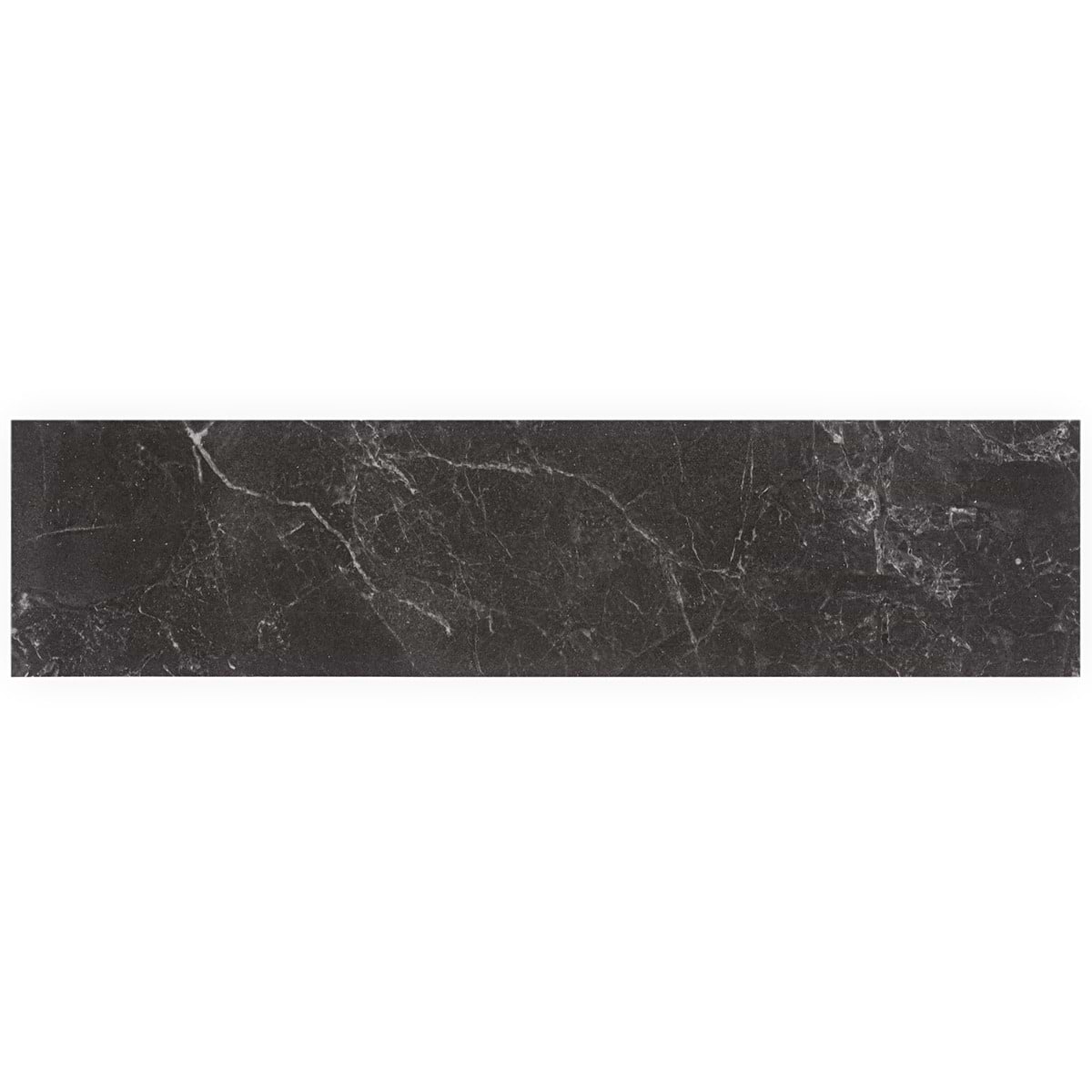 Shop Volterra Nero 4x16 Semi-Polished | SohoStudioCorp.com