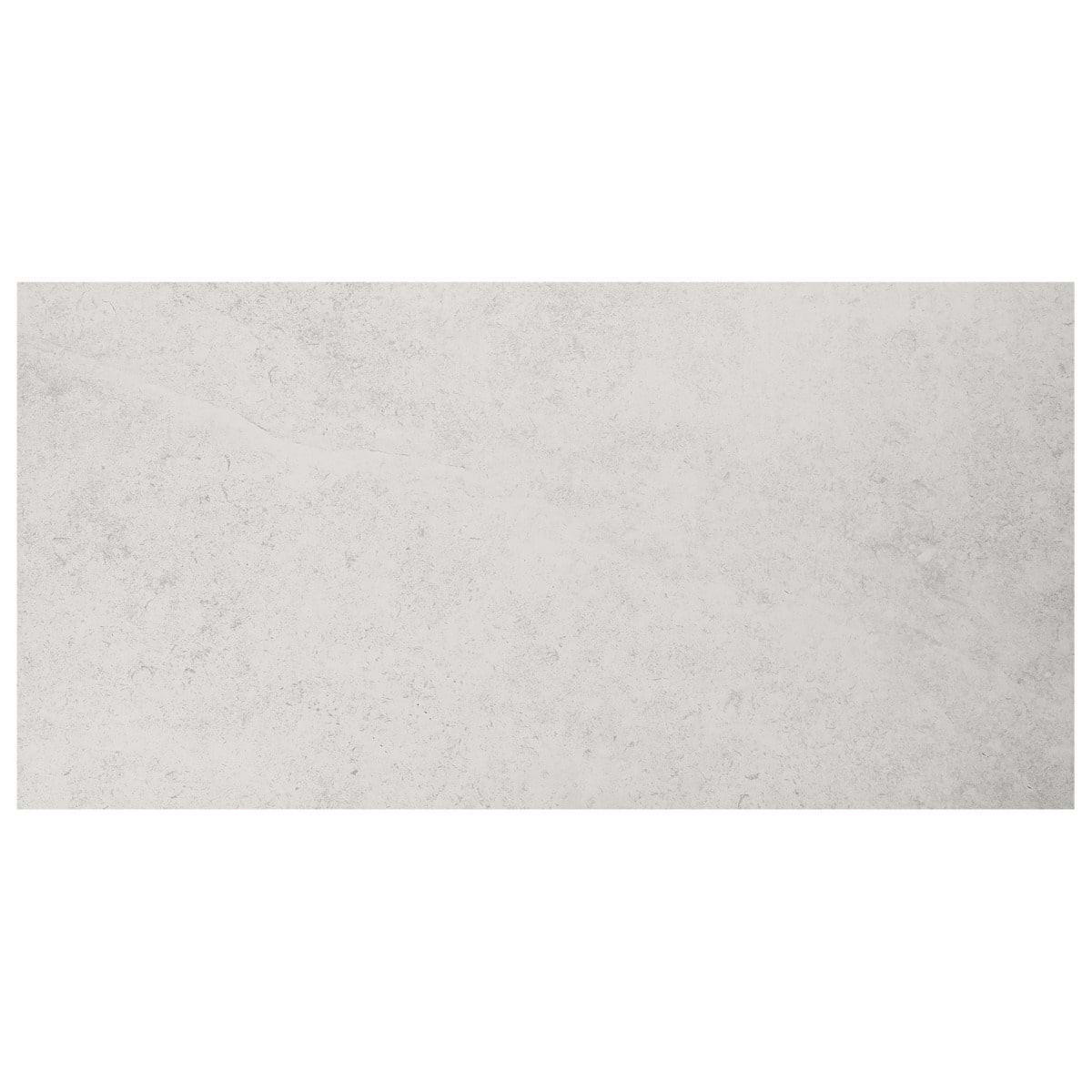 Ages Perla White 12x24 Limestone Look Matte Porcelain Tile