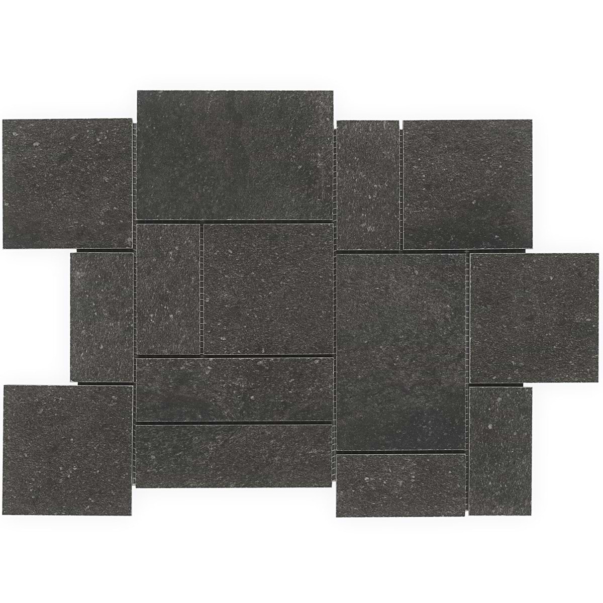 Olympic Charcoal French Pattern Matte Porcelain