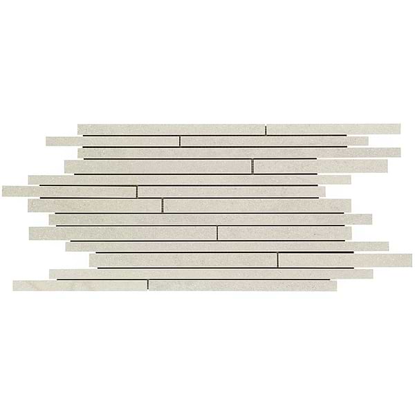 Olympic Linen Thin Strip Mosaic Matte Porcelain