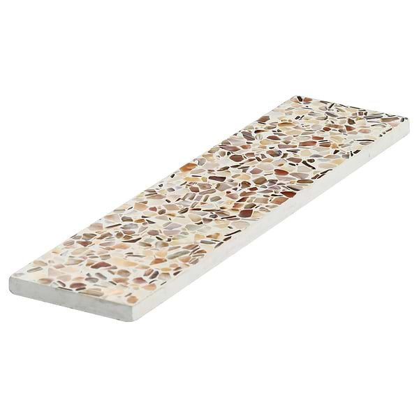 Pearl Terrazzo Polished Cream 3x12 Polished Terrazzo