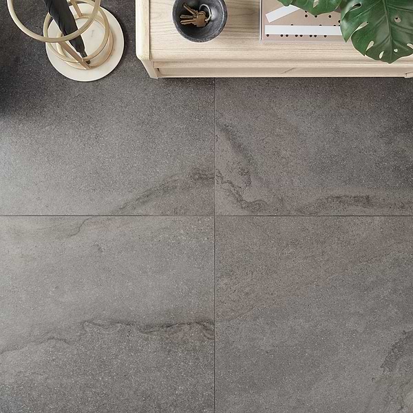 Olympic Gray 24x24; in Gray Porcelain; for Backsplash, Bathroom Floor, Bathroom Wall, Commercial Floor, Floor Tile, Kitchen Floor, Kitchen Wall, Outdoor Floor, Outdoor Wall, Pool Tile, Shower Floor, Shower Wall, Wall Tile; in Style Ideas Classic, Industrial, Mid Century, Traditional, Transitional