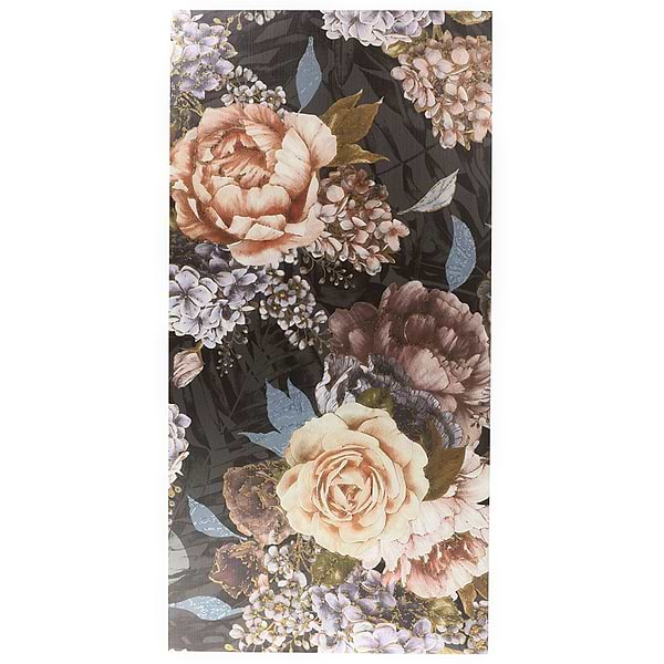 Paula Purroy Musee Rosette 24x48 Artisan Decor Porcelain Tile