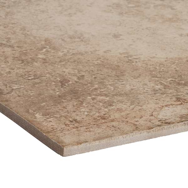 Caruso Delfi Dark Beige 12x12 Travertine Look Matte Porcelain Tile