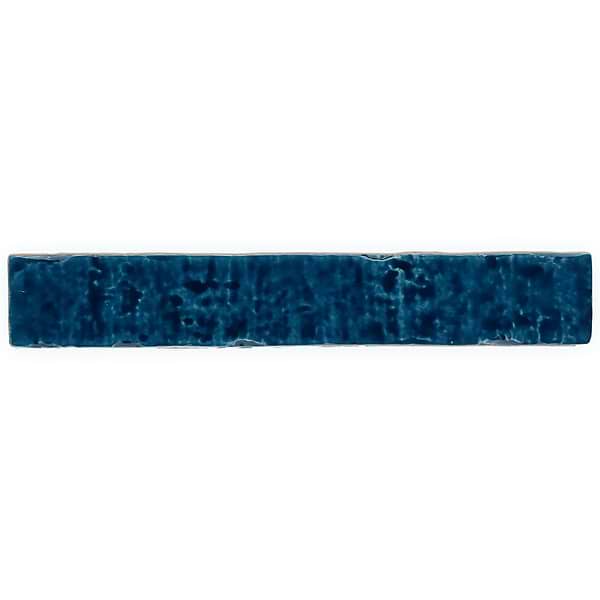 Artist Sapphire Blue 1.5x9 Crackled Glossy Ceramic Tile