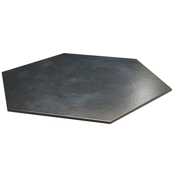 Angela Harris San Francisco Black 20" Hexagon Matte Porcelain