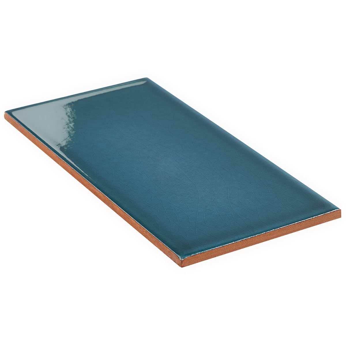 Shop Close Out - Palisa Marine Blue 4x8 Crackled Glossy Ceramic