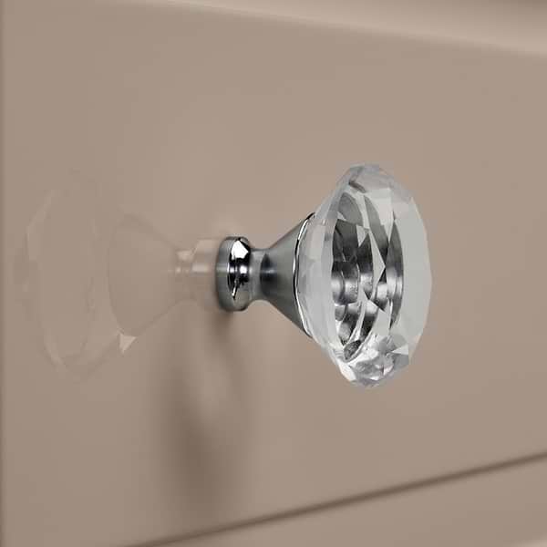 Alma Taupe 36" Vanity with Chrome Legs & Knobs with Integrated White Solid Surface Top