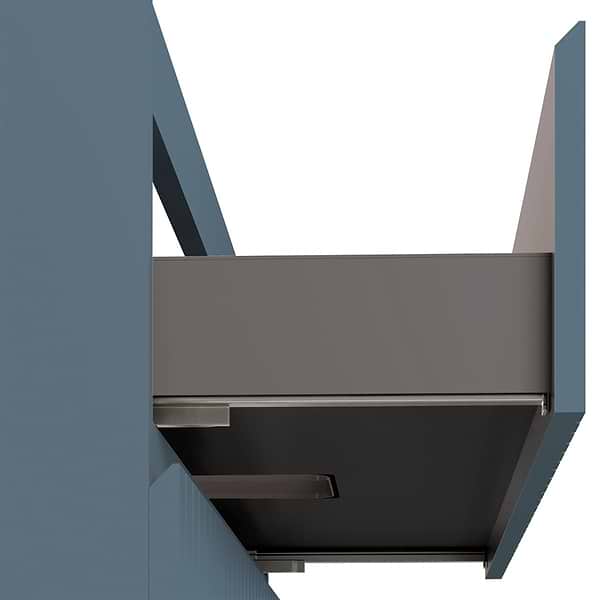 Adeline Denim Blue 30" Single Vanity with Integrated Solid Surface Top