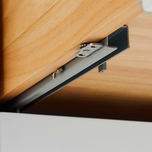 Iconic White and Silver 24" Single Vanity with Carrara Marble Top