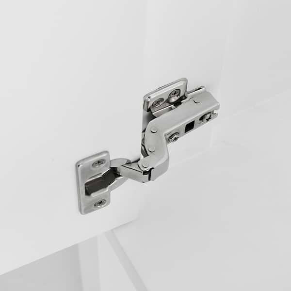 Province White and Silver 24" Single Vanity without Top