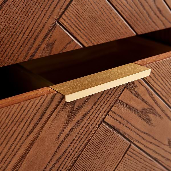 Marilyn Woodgrain 48" Single Vanity with Pure White Quartz Top