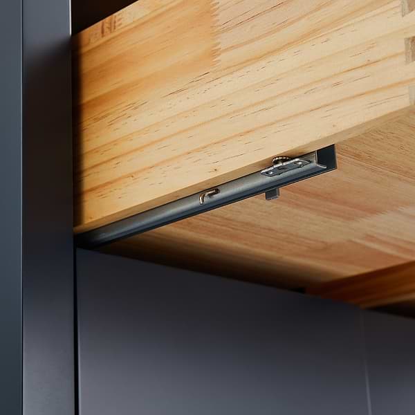 Iconic Navy and Gold 24" Single Vanity with Carrara Marble Top