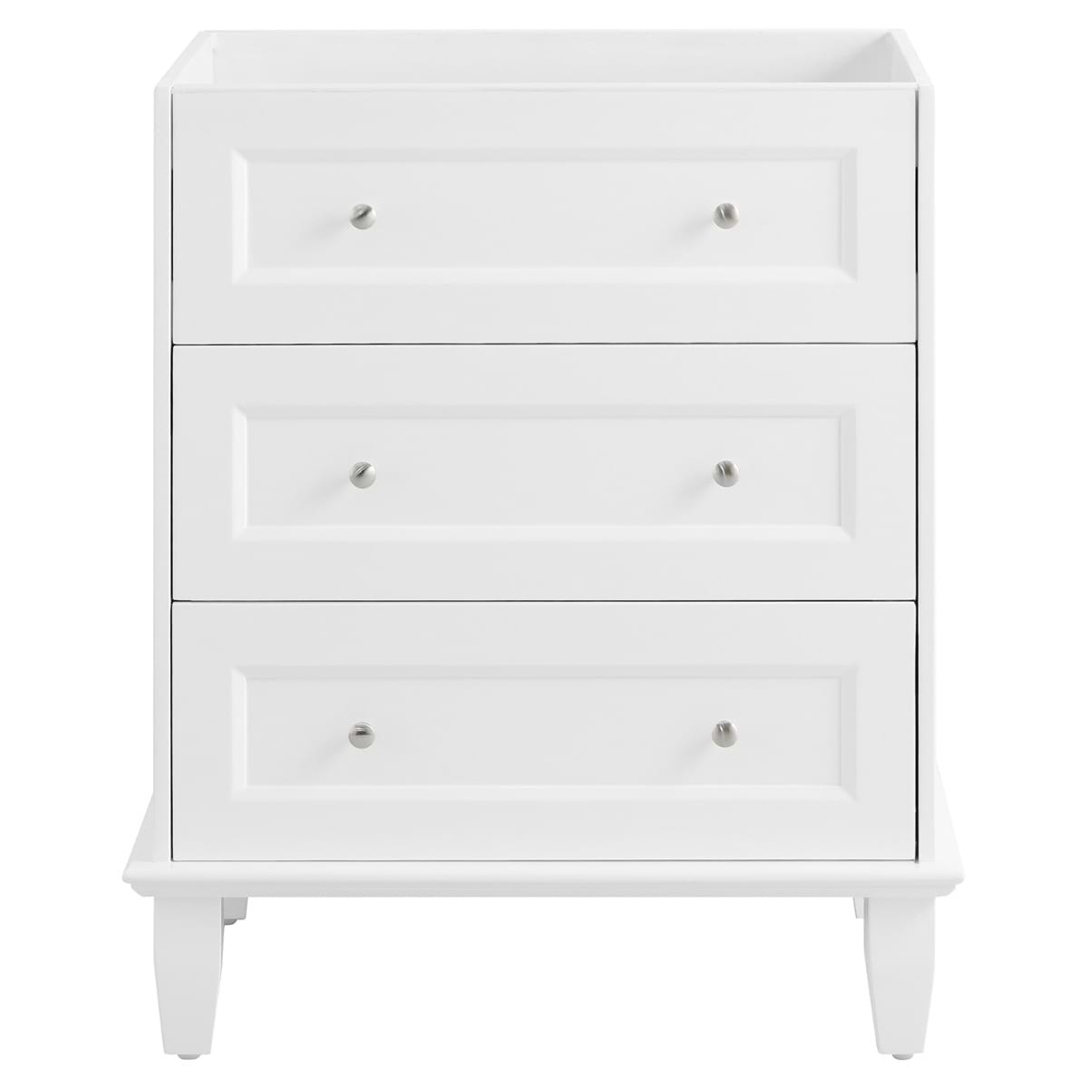 Nora White 30" Single Vanity without Top 