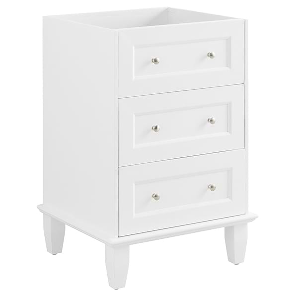 Nora White 24" Single Vanity without Top