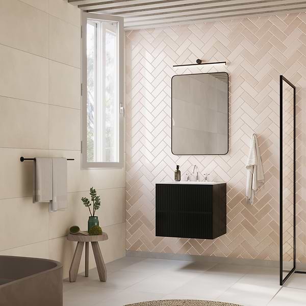 Linear Black 24" Single Vanity without Top