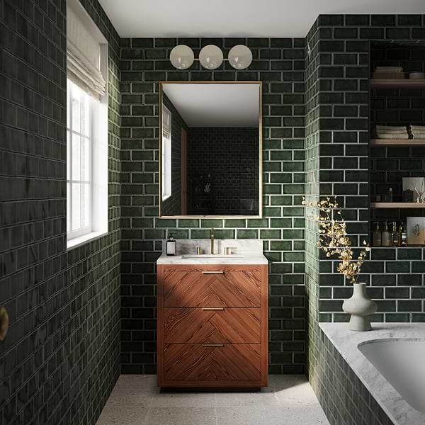 Marilyn Woodgrain 30" Single Vanity without Top
