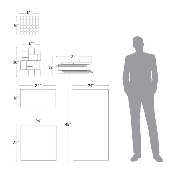 Olympic Gray French Pattern Matte Porcelain