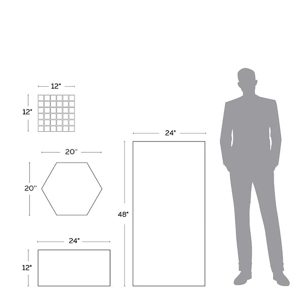 Angela Harris San Francisco Black 2x2 Matte  Porcelain