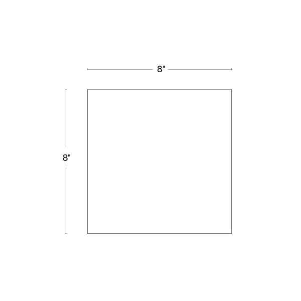 Angela Harris Florista Spring Leaves Mural 8x8 Matte Porcelain