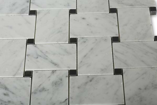 Arbor White Carrera With Black Dot_bottom_closeup