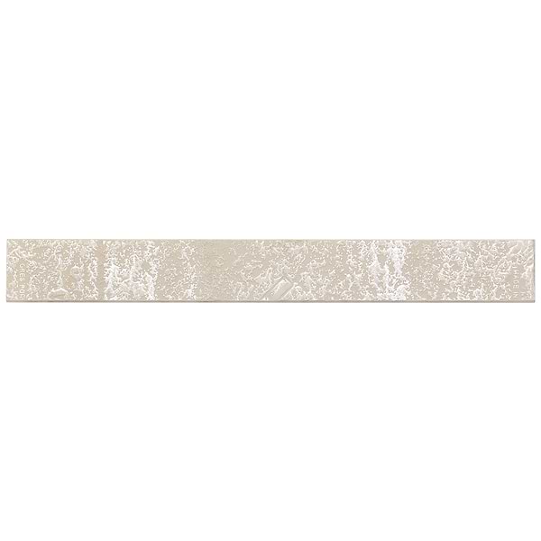 Marble Tech Bianco Gioia 3x24 Matte Porcelain Bullnose