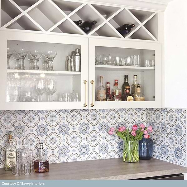 Decor Basma Multicolor 8x8 Porcelain Tile