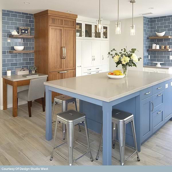 Corso Azul Blue 4x8 Polished Ceramic Wall Tile