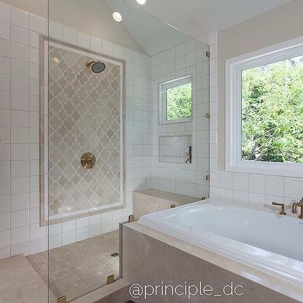 Crema Marfil Chair Rail Marble Liner