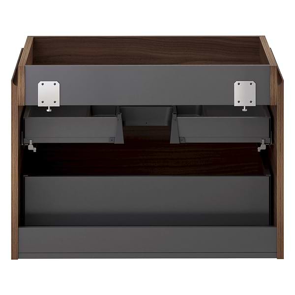 Melrose Walnut 30" Single Vanity without Top