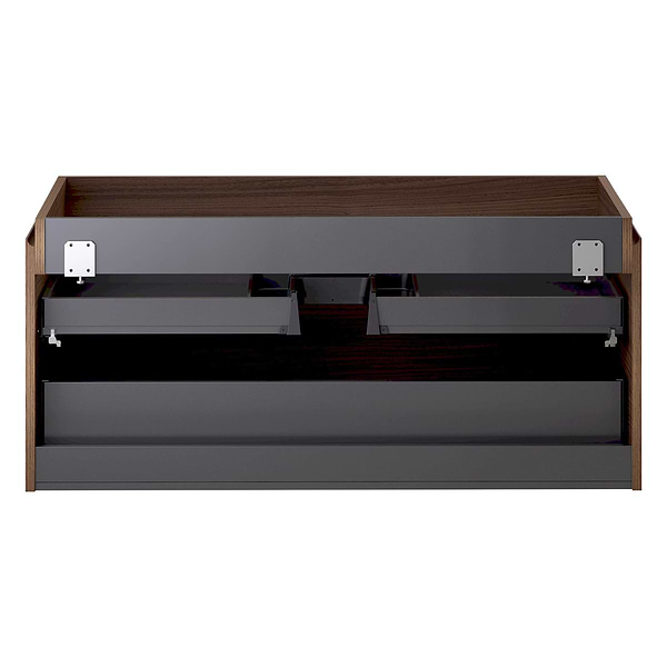 Melrose Walnut 48" Single Vanity without Top