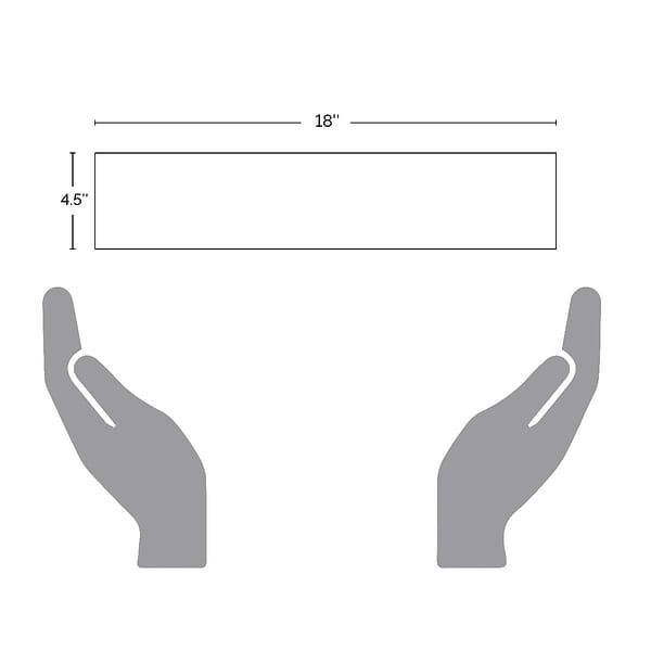 Retouch Nautical Blue 4.5x18 Crackled Glossy Ceramic Tile