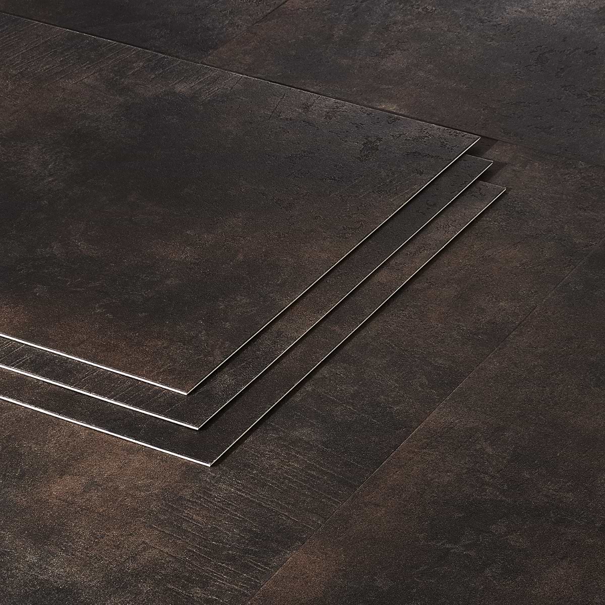 Minetta Concreto Obsidian 18x36 - 2.5mm/28mil Wear Layer - Glue Down Matte Luxury Vinyl