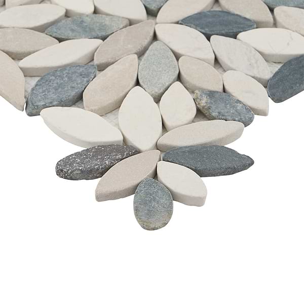 Pebblestone Flower Raja Ampat Natural Stone Honed Marble
