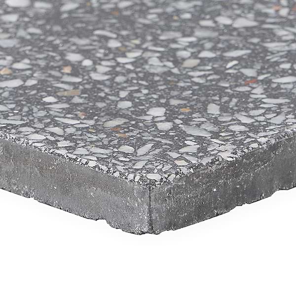 Close Out-Marmi Terrazzo Purbeck Gray 16x16 Polished Terrazzo Tile