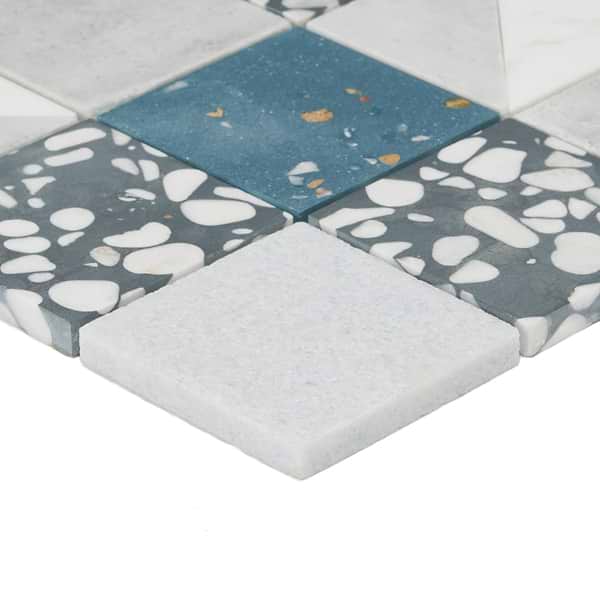 Elizabeth Sutton Terrazzi Starling Mixed Finish Marble + Terrazzo