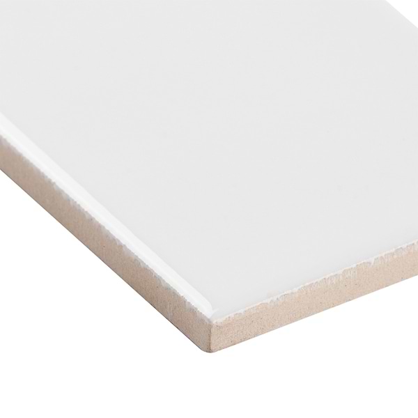 Market Street White 3x6 Polished Porcelain Tile