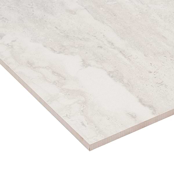 Everyday Travertine Cotton White 12x24 Matte Porcelain Tile