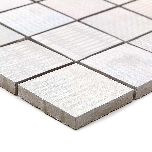 Organic Rug 2x2 Ice Mosaic Porcleain Tile