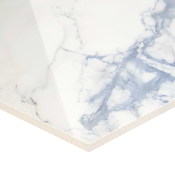 Calacatta Azur 24x48 Polished Porcelain Tile