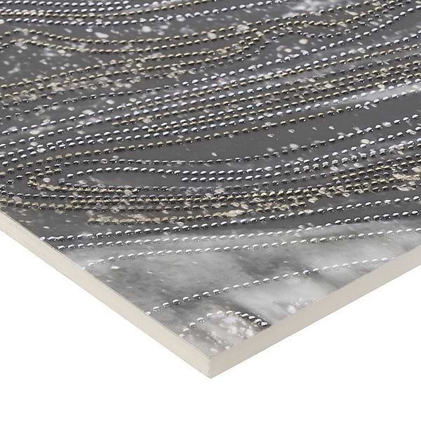 Australis Deco White 24x48 Polished Porcelain Tile