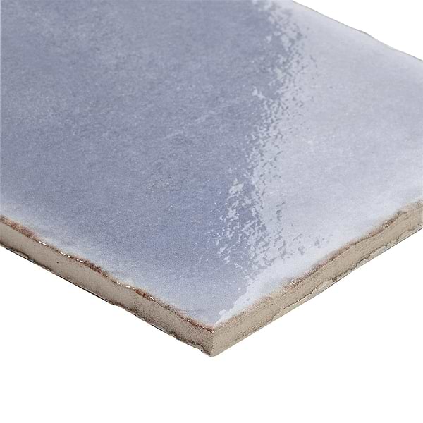 Baylight Blue 6"x12" Glossy Porcelain Subway Tile