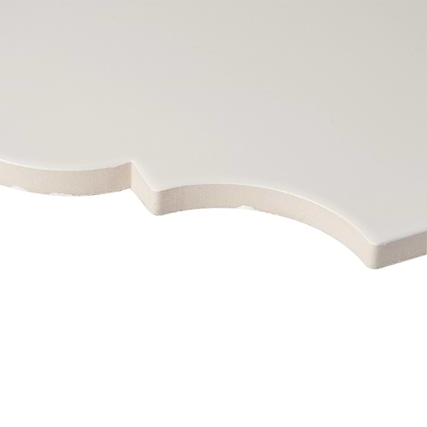 Define Arabesque White 8x8 Matte  Porcelain