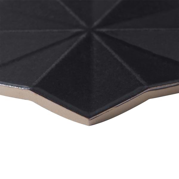 Define Ogassian 3D Metallic 6" Hex Polished Porcelain