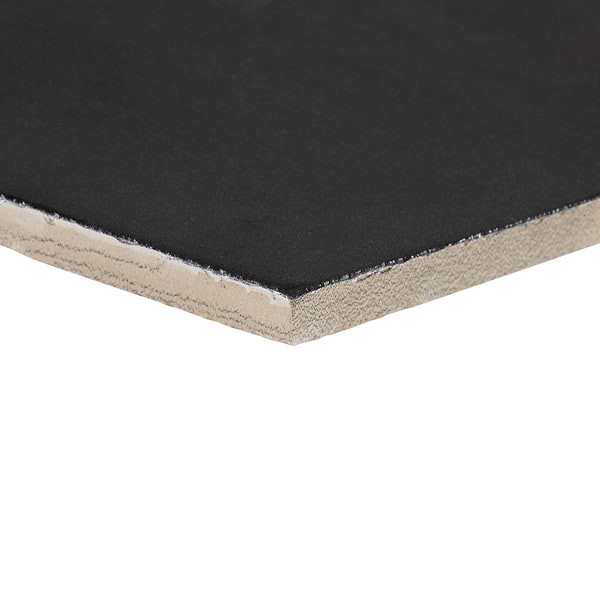 CostaHex Sorrentine Nero 6" Matte Porcelain Hexagon Tile